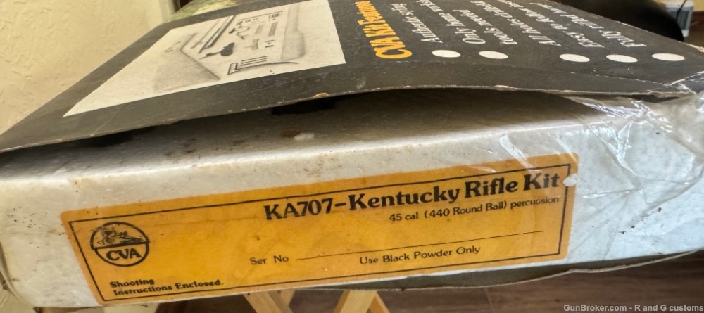 CVA 45 Caliber percussion Kentucky rifle kit-img-1