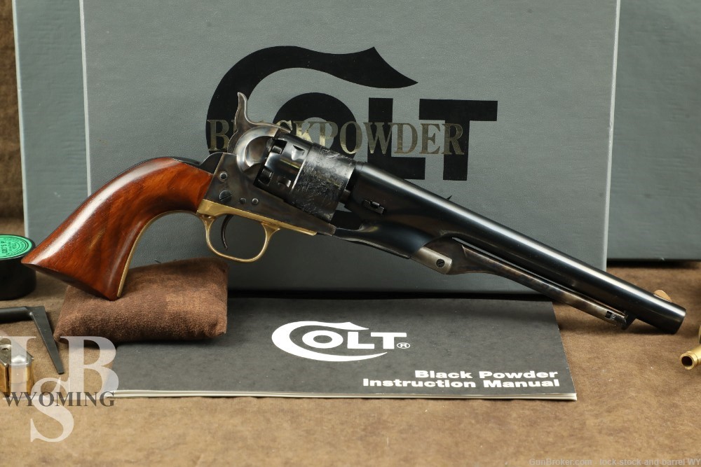 Colt 1860 Army 3rd Generation .44 Cal Black Powder Percussion Revolver, Box-img-0