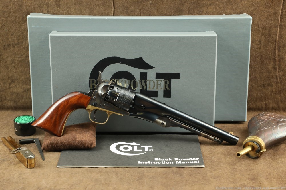 Colt 1860 Army 3rd Generation .44 Cal Black Powder Percussion Revolver, Box-img-2