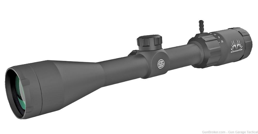 Sig Sauer Buckmaster Rifle Scope 3-12X44mm BDC Reticle 1" Tube-img-0