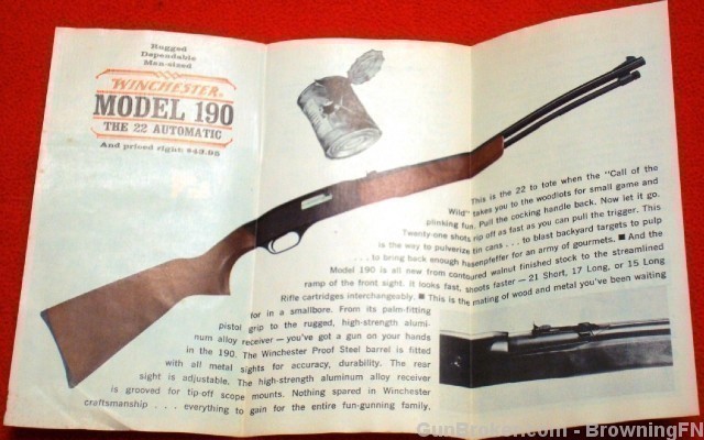 Orig Winchester Flyer Model 190 22 Automatic-img-1