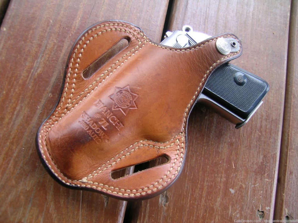 Bianchi #7L (Shadow) Lined Leather Holster For Walther PPK PP PPK/S-img-2