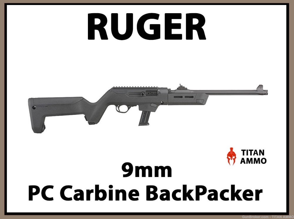 RUGER PC CARBINE BACKPACKER TALO 9MM-img-0