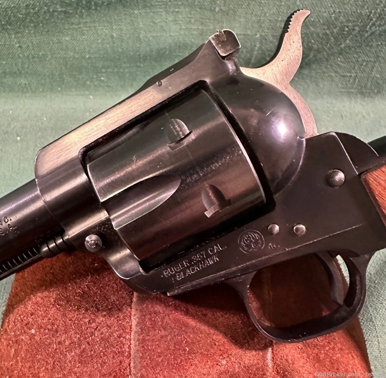 Ruger Blackhawk 3 screw, used, 357 Magnum, blued 6.5 inch barrel, blued-img-2