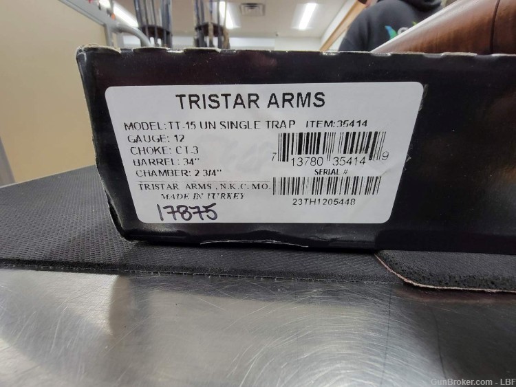 Tristar Arms TT-15 Un Single 12ga 34" Bbl. Adj. Comb/Stock-img-11