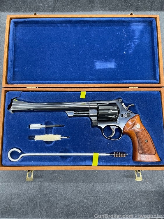 Nice-Smith and Wesson S&W 29-2 .44 Magnum 8 3/8" Pre-Lock Revolver & Case!-img-0