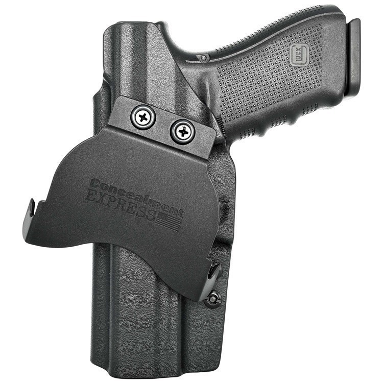 Paddle Holster fits: Glock 20 21 Black / Right Hand / Standard Cut-img-0