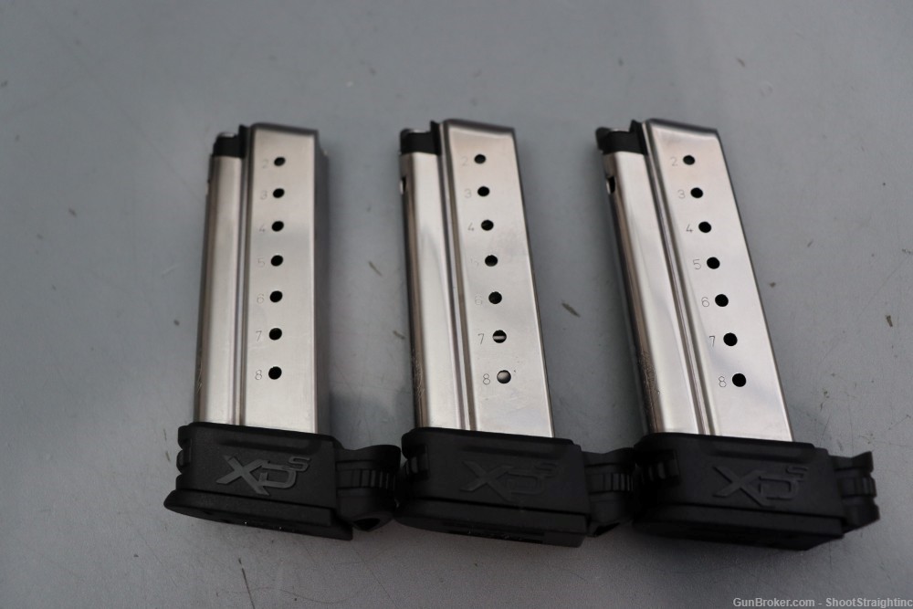 Lot O' Springfield Armory XDS-9 Magazines 9mm 8-Round -img-1
