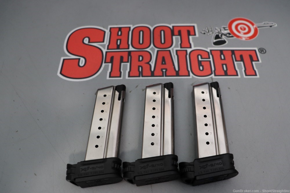 Lot O' Springfield Armory XDS-9 Magazines 9mm 8-Round -img-0