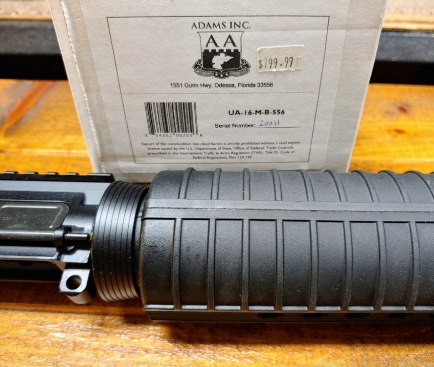 Adams Arms Piston AR-15 Upper NIB 16" Barrel 5.56mm UA-16-M-B-556-img-2