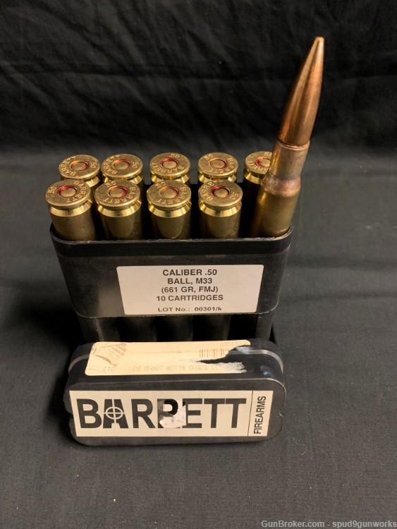 Barrett 50BMG 661gr M33 10rds/1 Box-img-0