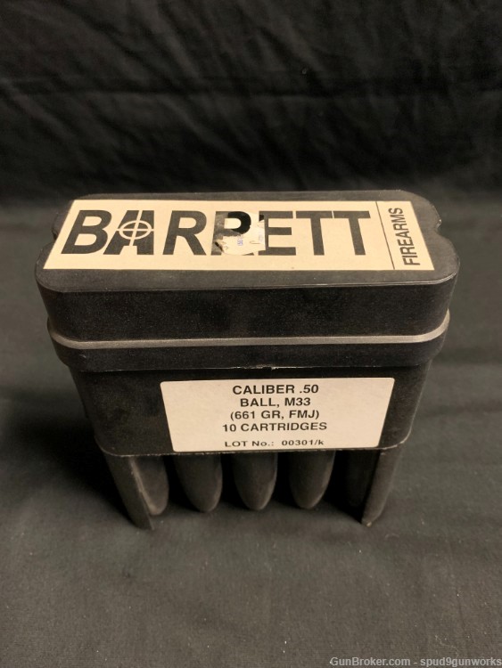 Barrett 50BMG 661gr M33 10rds/1 Box-img-1