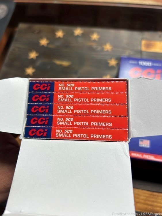 CCI #500 Small Pistol Primers 1000 count-img-1