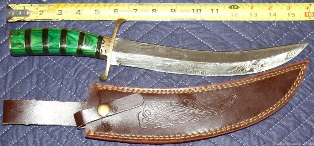Authentic HANDMADE DAMASCUS 16 INCH KNIFE-img-0