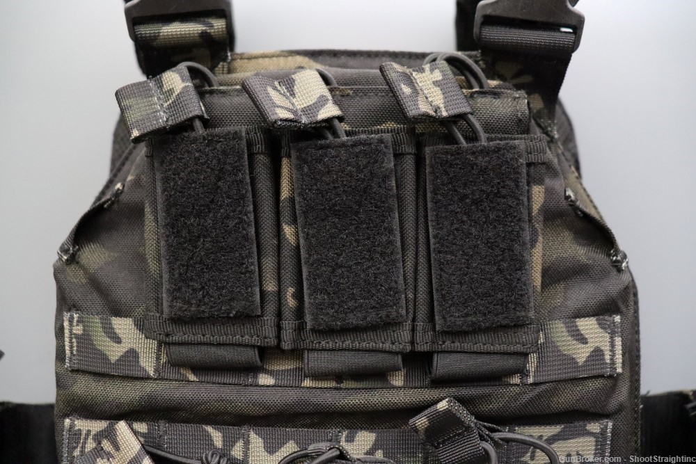 Multicam Black Plate Carrier w/ Steel lvl III Plates & Pouches-img-10