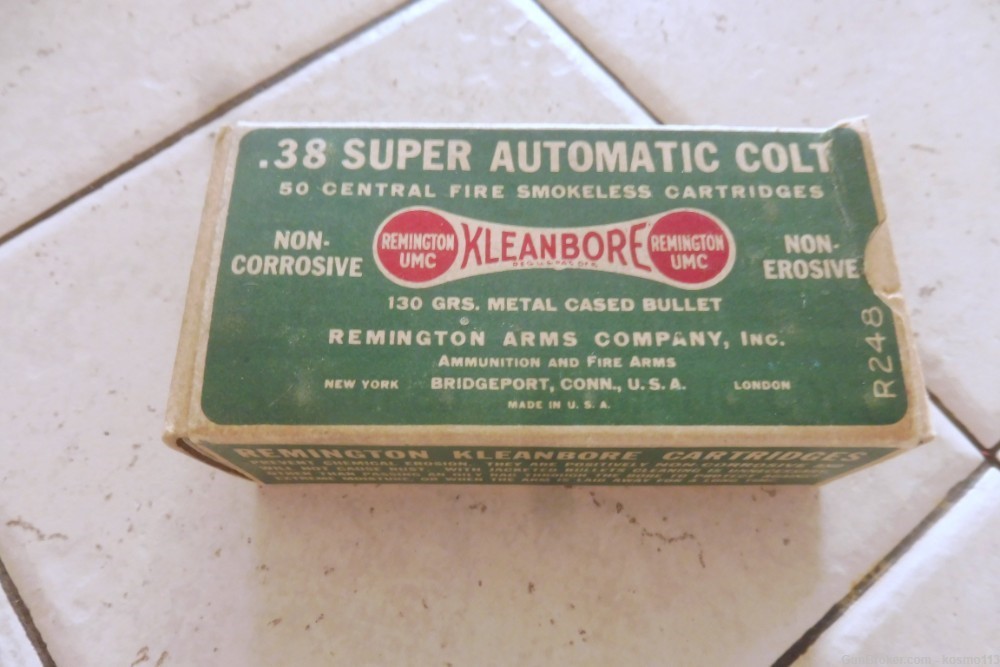 Full Box Remington Kleanbore .38 Super Colt Auto 130 Grain FMJ-img-0