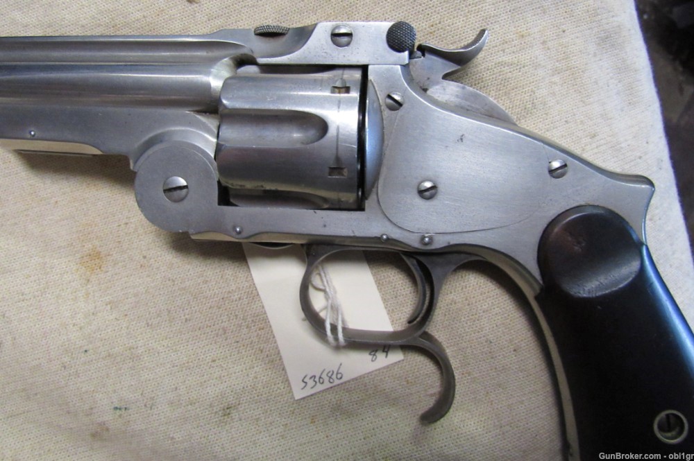 Original Smith & Wesson 3rd Model Russian .44 S&W Revolver-img-12