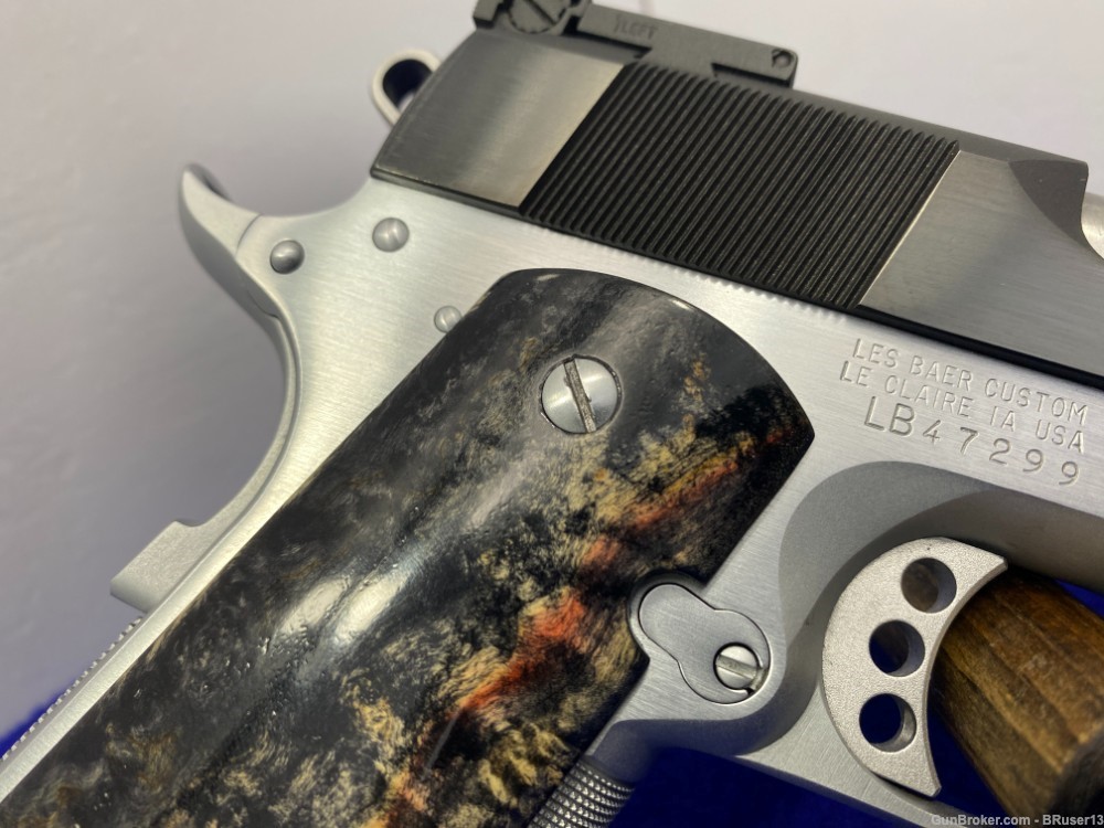 Les Baer 1911 Boss .45 ACP Chrome/Blue 5" *TRIBUTE TO THE 1970s MUSCLE CAR*-img-19