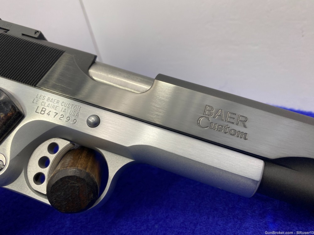 Les Baer 1911 Boss .45 ACP Chrome/Blue 5" *TRIBUTE TO THE 1970s MUSCLE CAR*-img-22