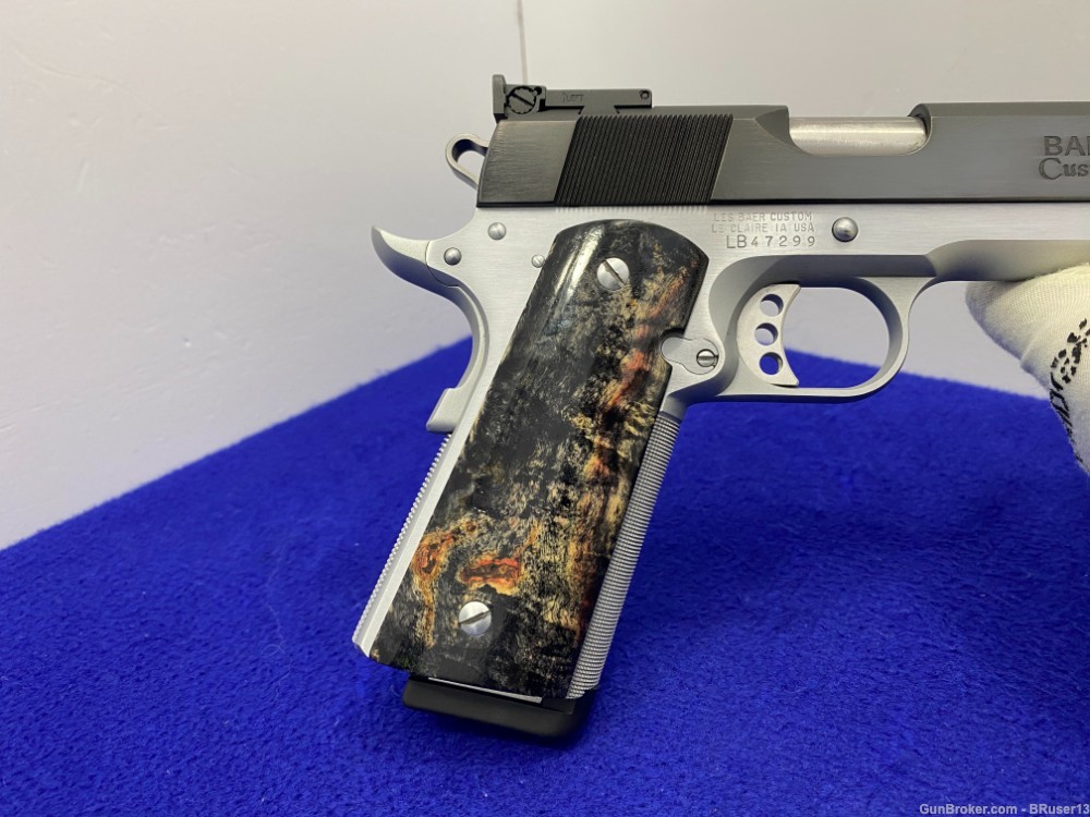 Les Baer 1911 Boss .45 ACP Chrome/Blue 5" *TRIBUTE TO THE 1970s MUSCLE CAR*-img-40