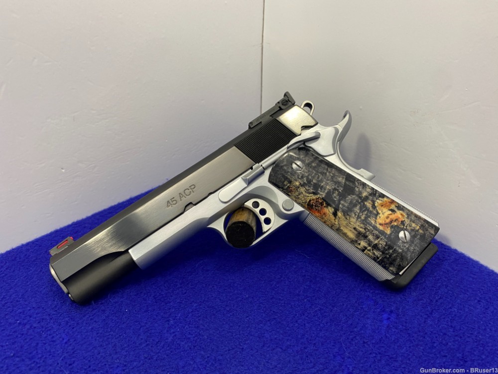 Les Baer 1911 Boss .45 ACP Chrome/Blue 5" *TRIBUTE TO THE 1970s MUSCLE CAR*-img-4