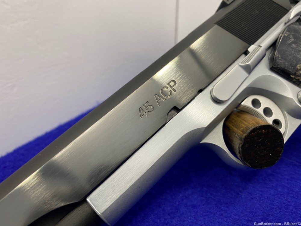 Les Baer 1911 Boss .45 ACP Chrome/Blue 5" *TRIBUTE TO THE 1970s MUSCLE CAR*-img-10