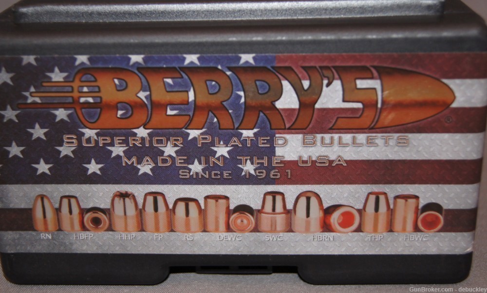 250 BERRY'S FLAT POINT 158 GR 38 CAL BULLETS # 84525-img-1