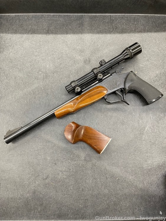 Nice-Thompson Center T/C Contender .357 Magnum Pistol with Bushnell Scope !-img-0