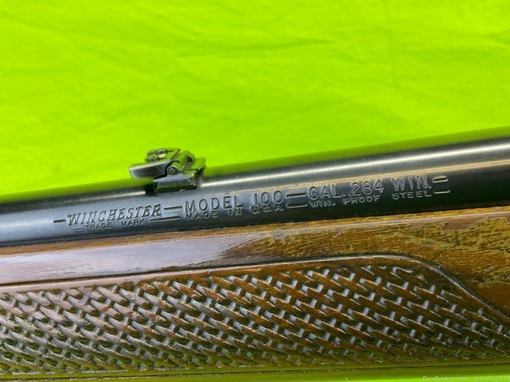 Winchester 100 Semi Auto 284 Rifle 22 In Basket Weave Checkering Post 64-img-28