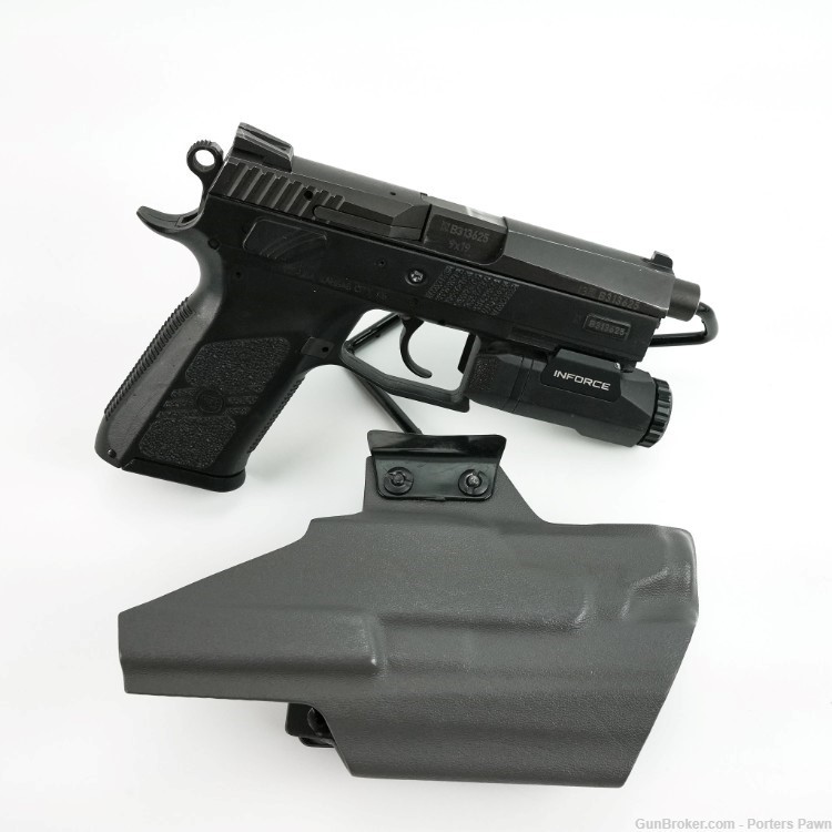  CZ P-07 Semi-Automatic 9mm w/holster and light-img-5