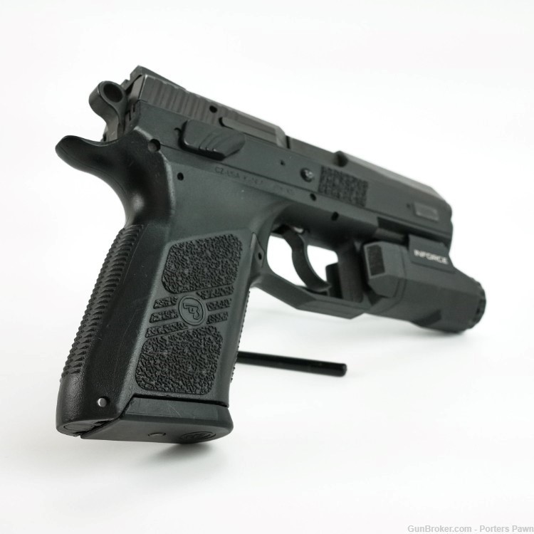  CZ P-07 Semi-Automatic 9mm w/holster and light-img-0