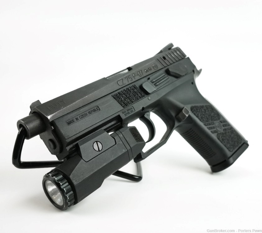 CZ P-07 Semi-Automatic 9mm w/holster and light-img-4