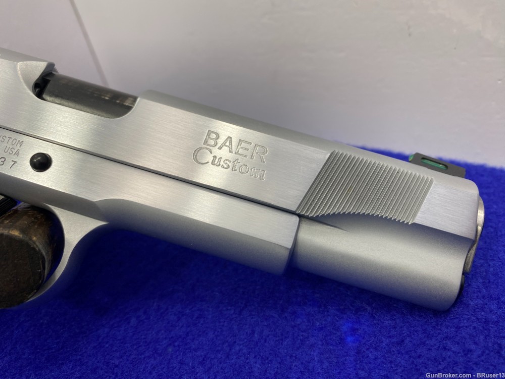 Baer Custom 1911 Premier II 9mm Stainless *VERY HIGH END 1911 GOVERNMENT*-img-23