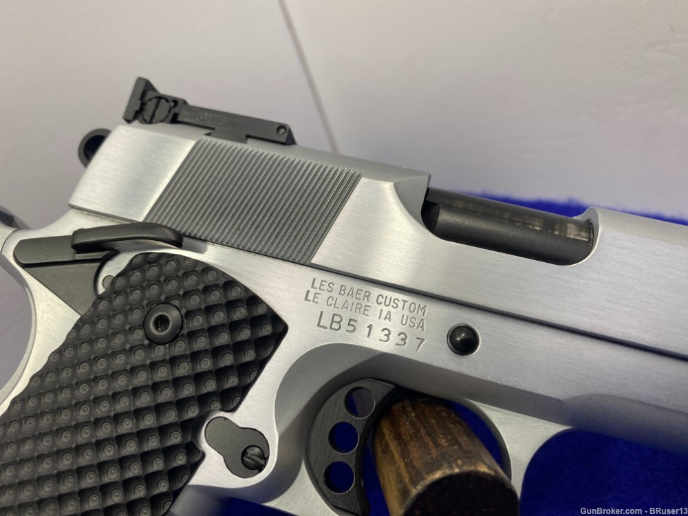 Baer Custom 1911 Premier II 9mm Stainless *VERY HIGH END 1911 GOVERNMENT*-img-21