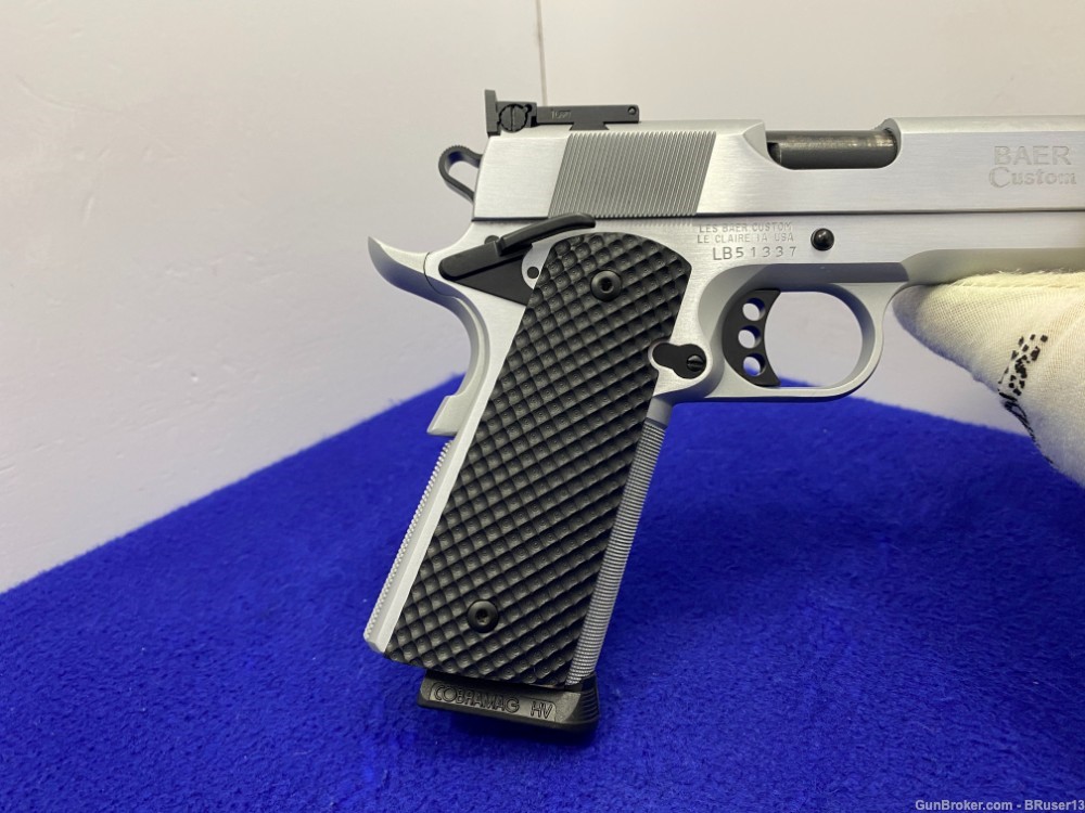 Baer Custom 1911 Premier II 9mm Stainless *VERY HIGH END 1911 GOVERNMENT*-img-40