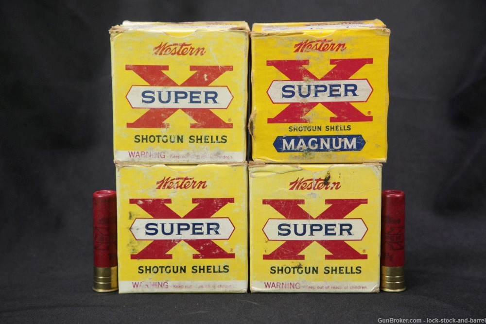 98x 28 Gauge Vintage Ammunition Western Paper Hulls #7 1/2 Lead Shot-img-2