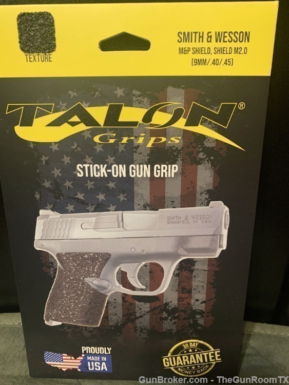 Talon Grips Stick-On Gun Grip Pro Texture S&W M&P Shield NIB!-img-0