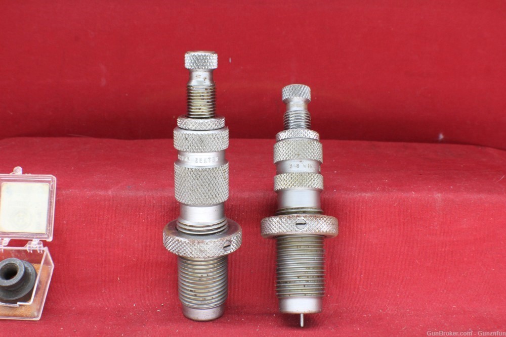 USED 348 WIN Reloading dies and 120 empty brass-img-4