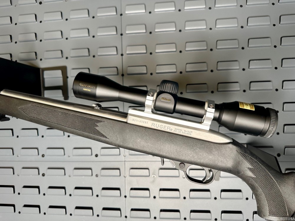 RUGER 10/22 Carbine .22LR with NIKON Prostaff Rimfire Scope-img-3