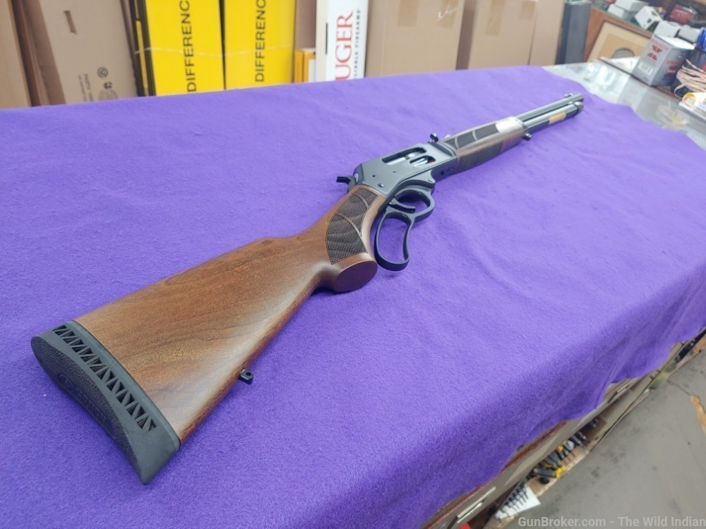 Henry Repeating Arms, Lever Action Carbine Shotgun, Side Gate, 20" .410-img-4