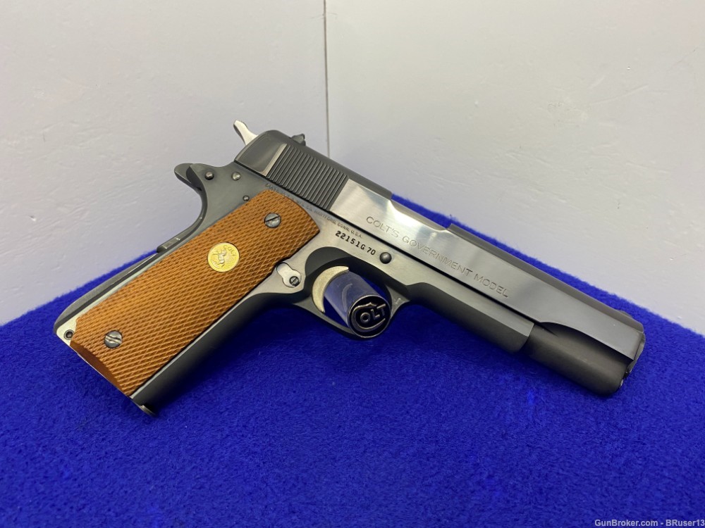 1977 Colt Government .45 ACP Blue 5" -TIMELESS MKIV SERIES 70- Rare Model -img-13