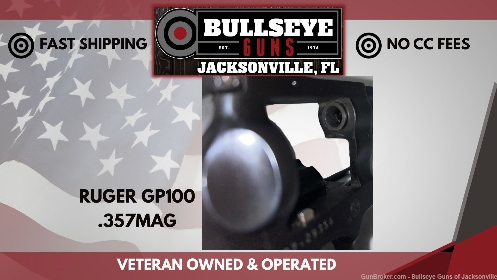Ruger GP100 357 Magnum Blued Revolver with 6-Inch Barrel -img-2