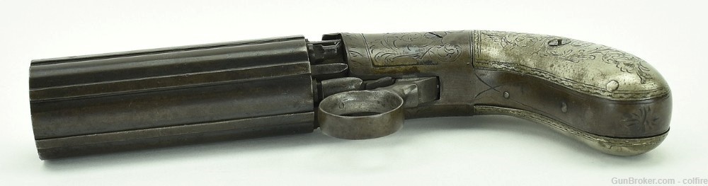 Unmarked Blunt and Symms Pepperbox Revolver. .31 Caliber (AH4255)-img-3