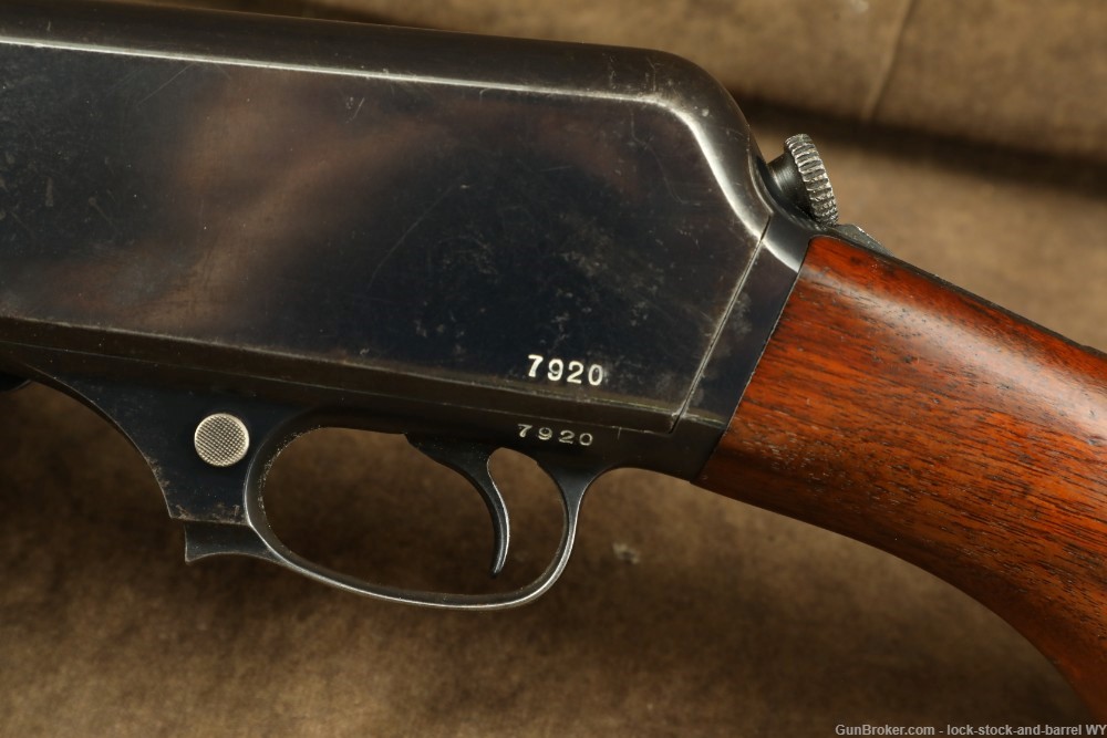 Winchester Model 1910 SL .401 Win Semi-Auto Rifle 1912-Dated C&R-img-28