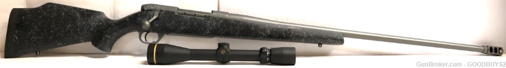 WEATHERBY MARK V 26" 340 WBY MAG LEUPOLD SCOPE BOLT-ACTION PENNY SALE-img-0