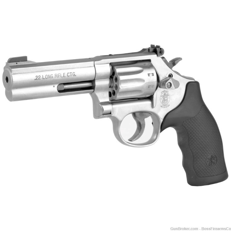 Smith & Wesson Model 617 .22 LR DA Revolver 4" 10rd Stainless 160584-img-0