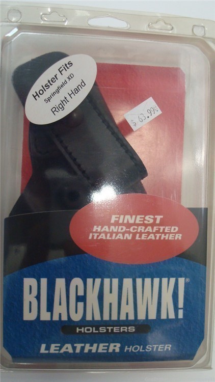 Springfield XD Leather Holster by Blackhawk-IWB RT Hand -img-0