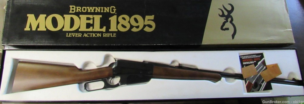 MINT IN BOX Browning Model 1895 Grade 1 .30-40 s# 50 .01 NR-img-0