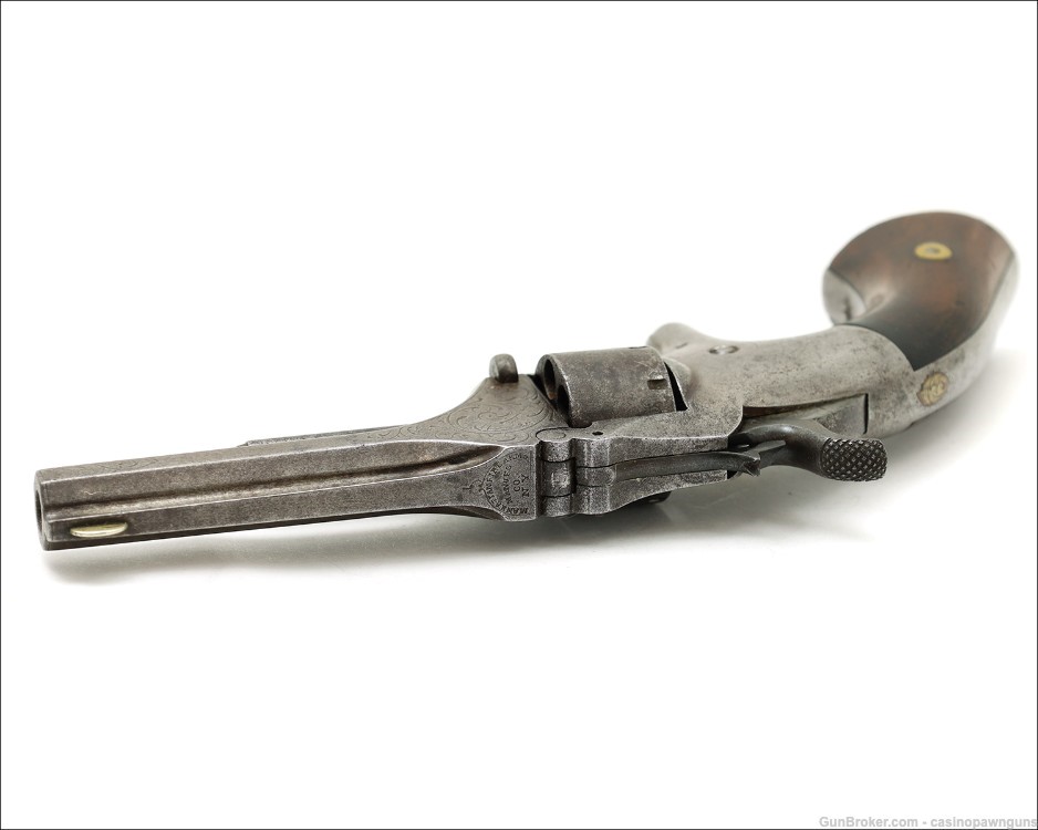 Antique c. 1860's  MANHATTAN Firearms NY - 7-Shot .22 Caliber Revolver-img-7