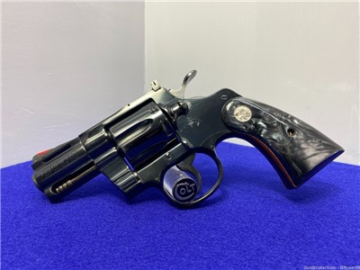 1977 Colt Python .357 Mag Blue 2 1/2" *CLASSIC SNAKE SERIES REVOLVER*